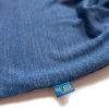 Glueckskind Haube Muetze Herren Erwachsene uni royalblau 100 bio GOTS MerinoWolle Seide1