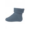 Merino froté ponožky mpDenmark 80% modré