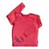 Glueckskind langarmShirt himbeere Libelle 100 bio GOTS MerinoWolle Seide