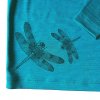 Glueckskind Langarm Shirt smaragd Libelle Merinowolle Seide GOTS detail