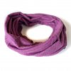 Glueckskind Loop Schal Schlauchloop zwetsche lila purple 100 bio GOTS Merino Wolle Seide
