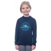 Dětské triko merino DF Sensor TERRITORY-deep blue