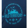 Dětské triko merino DF Sensor TERRITORY-deep blue