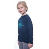 Dětské triko merino DF Sensor TERRITORY-deep blue