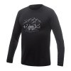 Pánské merino triko Sensor pt van life dl.rukáv černá