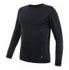 Pánské merino triko Sensor air traveller dl.rukáv černá