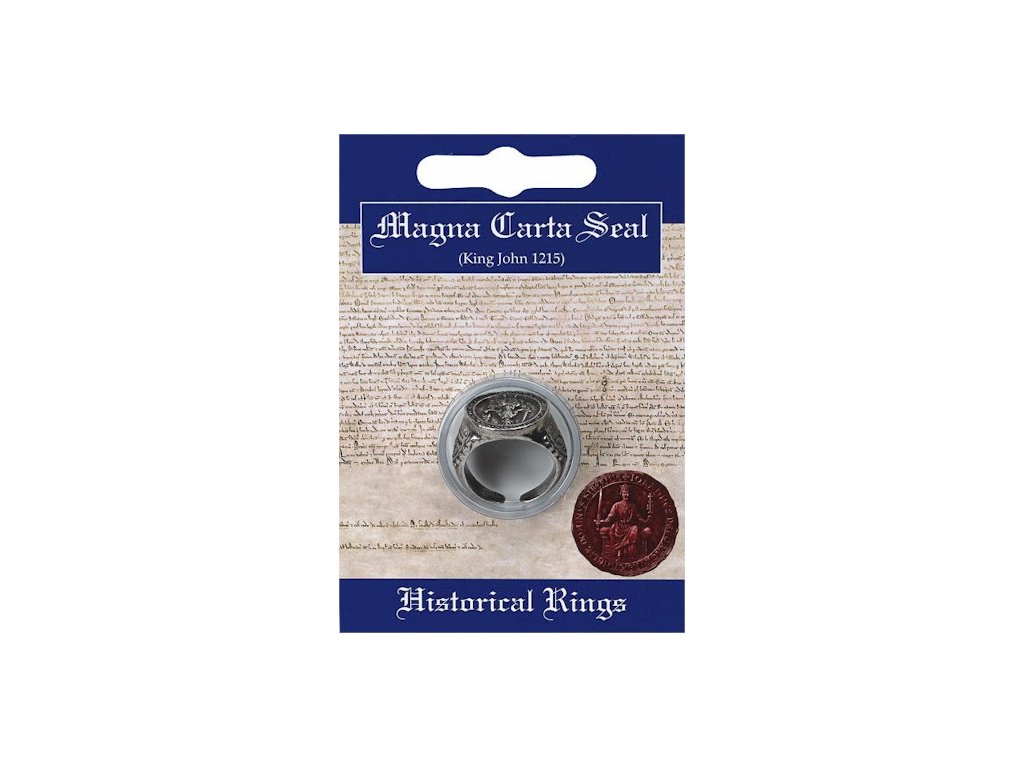 Cínový prsteň - pečať Magna Charta Libertatum