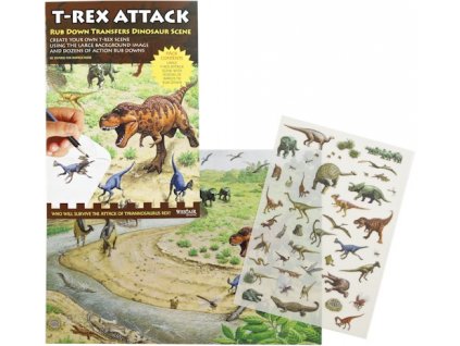 114 balicek samolepiek utok t rexa