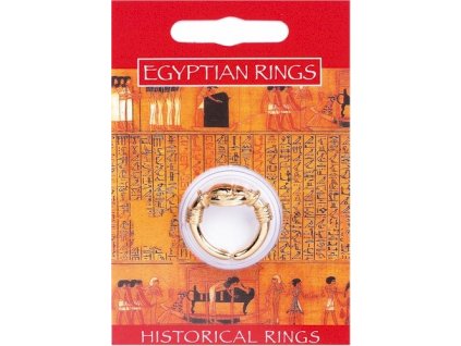 591 pozlateny prsten skarabeus