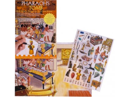 633 balicek samolepiek egyptska hrobka faraona