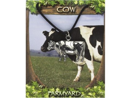 759 cinovy privesok kravicka