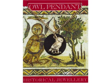 852 pozlateny rimsky privesok sova