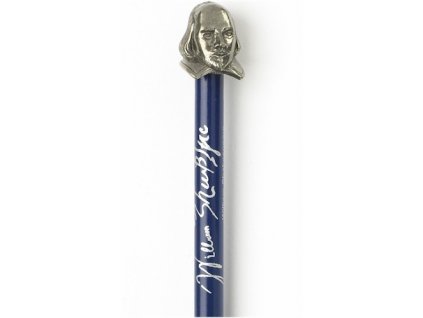 927 ozdobny vrsok na ceruzku hlava williama shakespeara