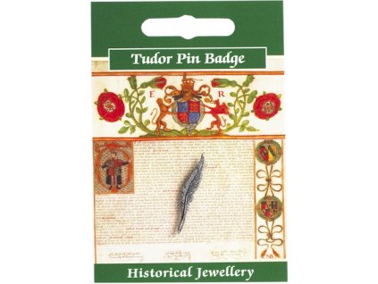 1023 odznak tudorovske pisacie pierko