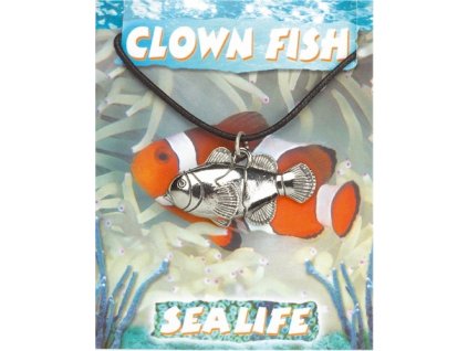 1329 cinovy privesok rybka klaun ockaty