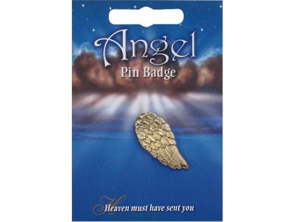 1350 pozlateny odznak anjelske kridlo