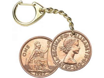 1521 klucenka penny kralovnej alzbety ii