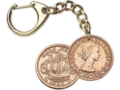 1548 klucenka pol penny kralovnej alzbety ii