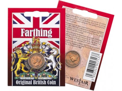 1680 balicek mince farthing krala juraja vi