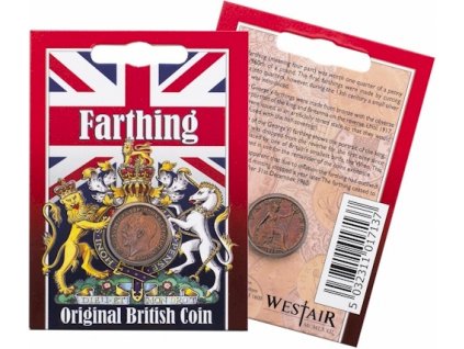 1683 balicek mince farthing krala juraja v