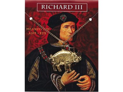 1719 pozlateny privesok znak kanca krala richarda iii