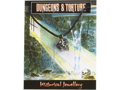 1929 cinovy privesok lebka