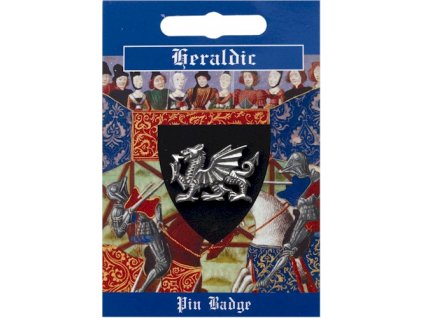 2220 cinovy odznak heraldicky drak