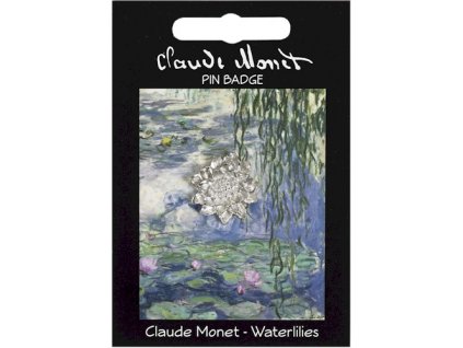 2565 claude monet vodne lekna cinovy odznak