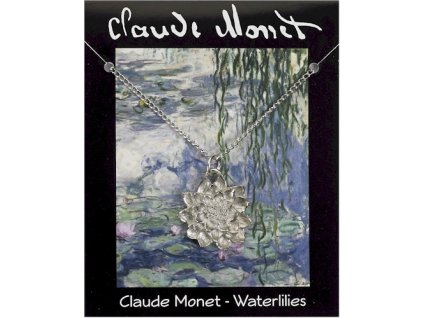 2571 claude monet vodne lekna cinovy privesok