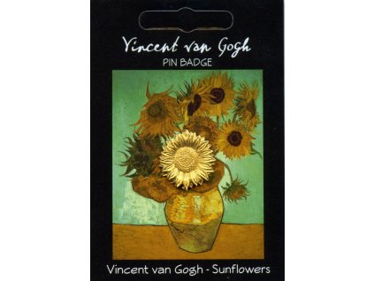 2580 vincent van gogh slnecnice cinovy odznak