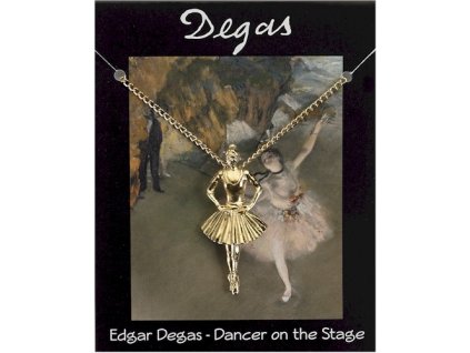 2589 edgar degas tanecnice zlaty privesok