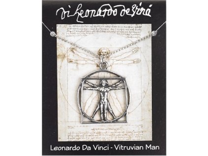 2613 leonardo da vinci vitruviansky muz cinovy privesok