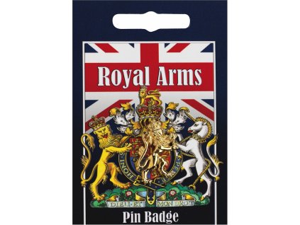 2805 1 pozlateny odznak kralovsky lev