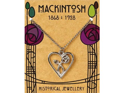 2919 1 cinovy privesok srdce mackintosh