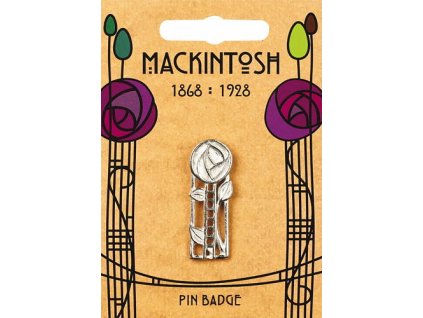 2925 1 odznak ruza s rebrikom mackintosh