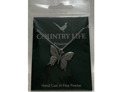 Cínový prívesok - Motýľ