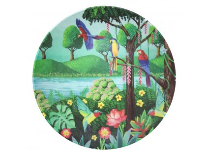 Bambusový talíř - Bird Paradise