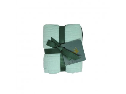Set 2 mušelínových plen - Mangrove Green (70x70 cm)