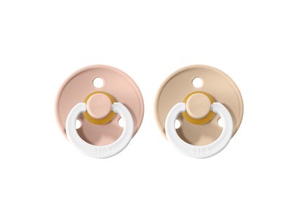 BIBS Colour cumliky z prirodneho kaucuku 2ks Night Blush+Vanilla