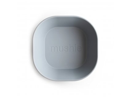 Mushie hranata miska 2ks cloud