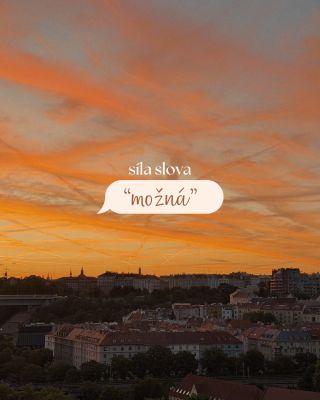 ✨ perspektiva ✨ umí udělat hodně. 🙏🏼 Jednoduché slovíčko “možná” vám dokáže ulevit od lpění na věcech, které vám berou...