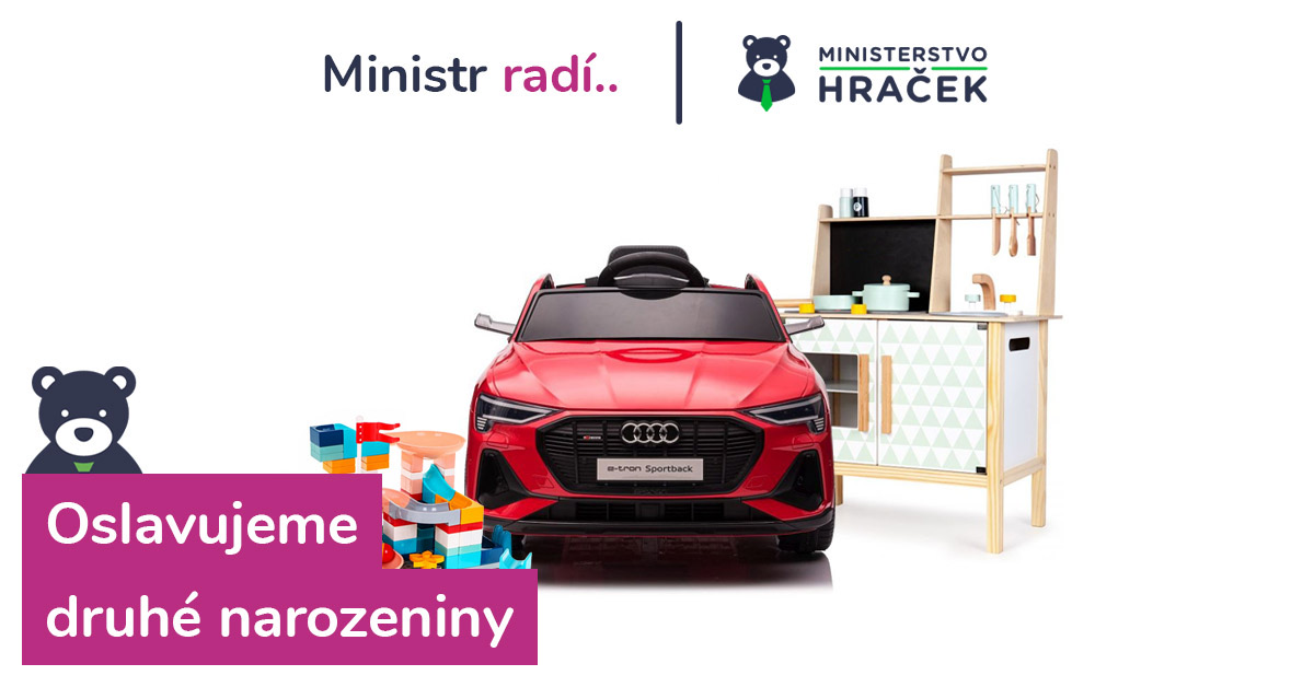 Víme, jakými dárky k druhým narozeninám potěšit děti