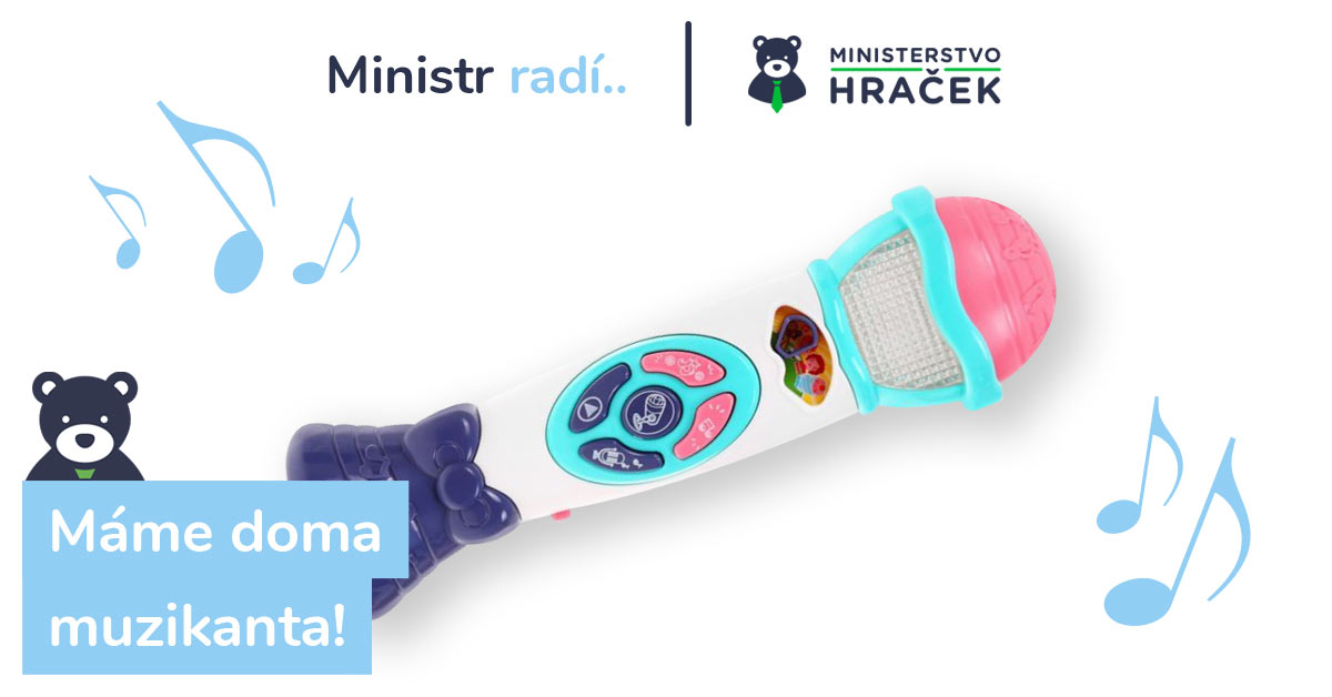 Dětský mikrofon s nahráváním a dětské karaoke