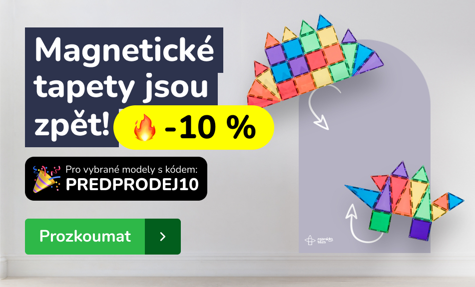 Magnetické tapety jsou zpět! Navíc se slevou -10 %