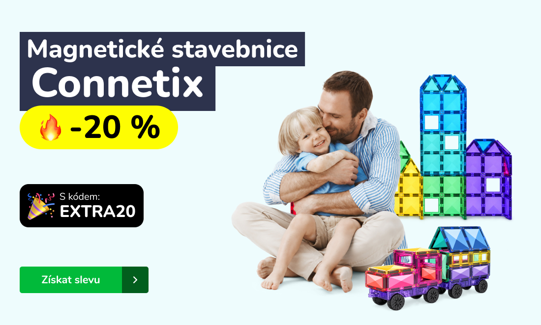 Magnetické stavebnice se slevou 20 %
