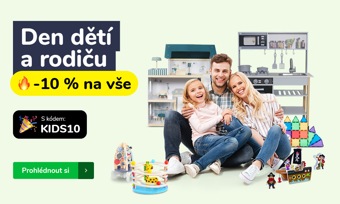 Den dětí a rodičů se slevou -10 % na vše