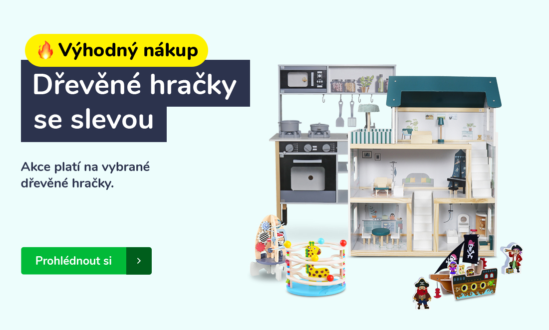 Slevy na dřevěné hračky