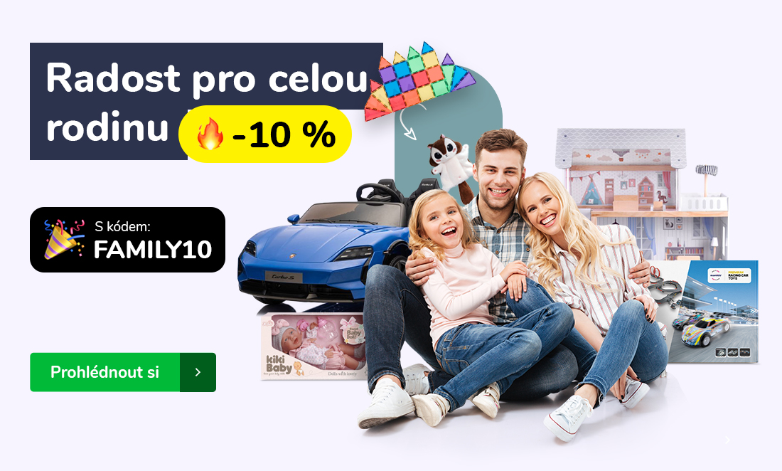 Radost pro celou rodinu -10 % na hračky