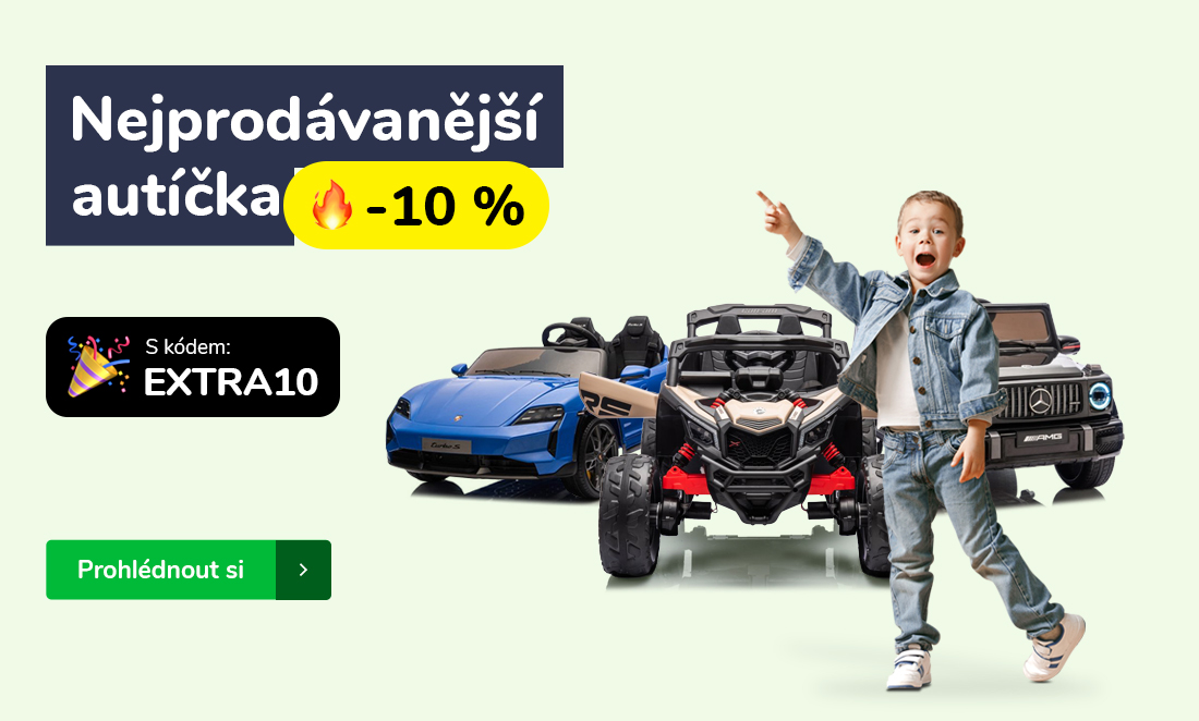 Nejprodávanější autíčka pro děti se slevou