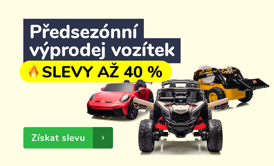 Předsezónní výprodej vozítek - slevy až -40 %